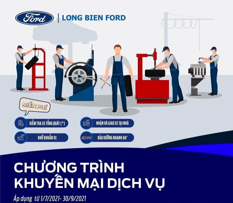 Uu dai dich vu ford long bien