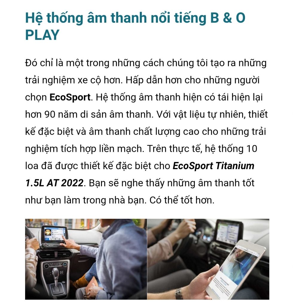 he thong am thanh B O play Ecosport1